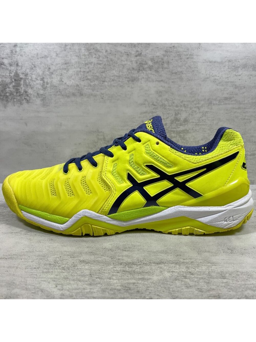 Asics Gel Resolution 7 Tennis Shoes - Men's Size 10 - Yellow